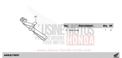 KIT,SEAT BAG ATT(LUGGAGE BASE) CB1000RAP de 2023